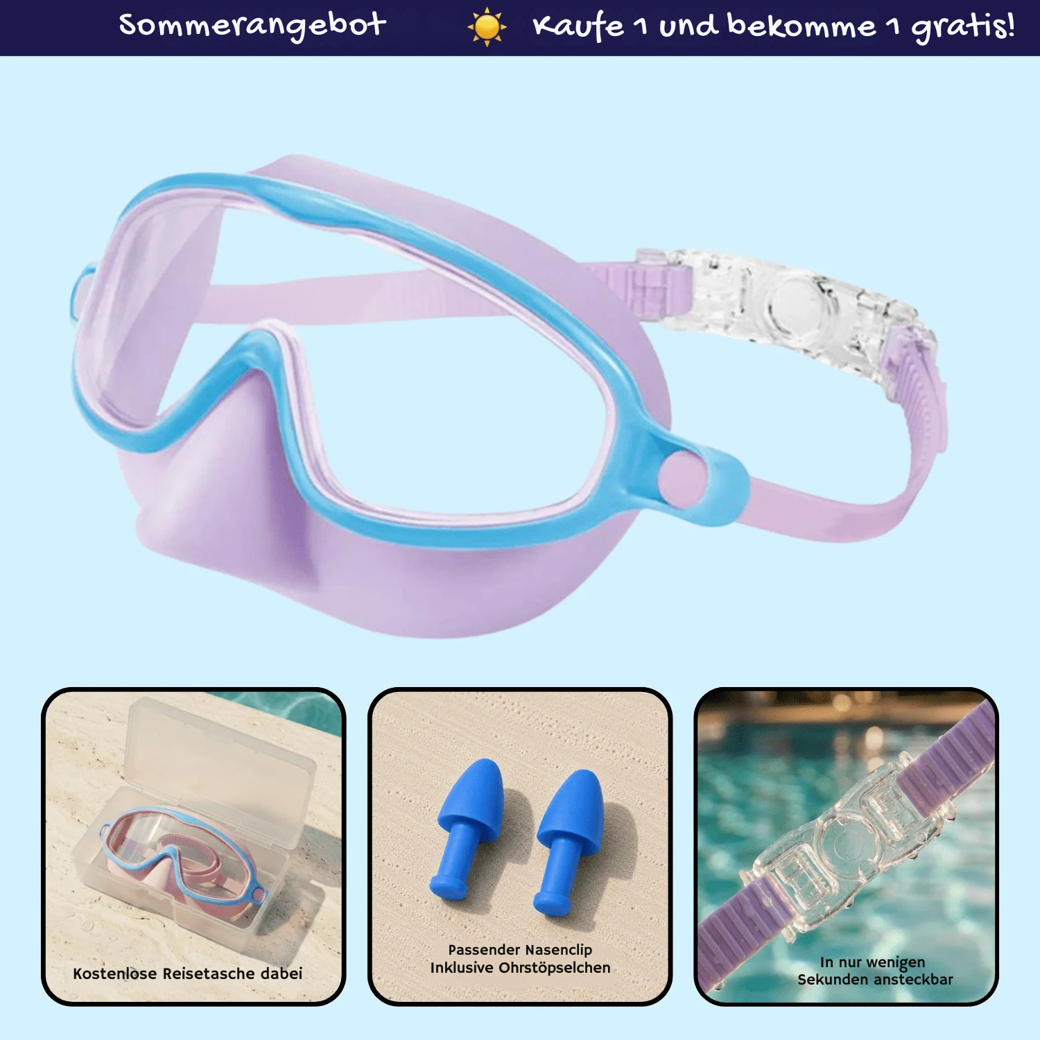 Lila/Blau