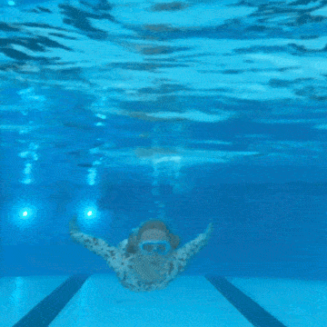 PawLi Schwimmbrille mit Clip-Befestigung