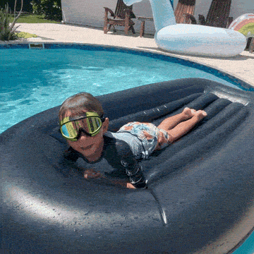 PawLi Schwimmbrille mit Clip-Befestigung